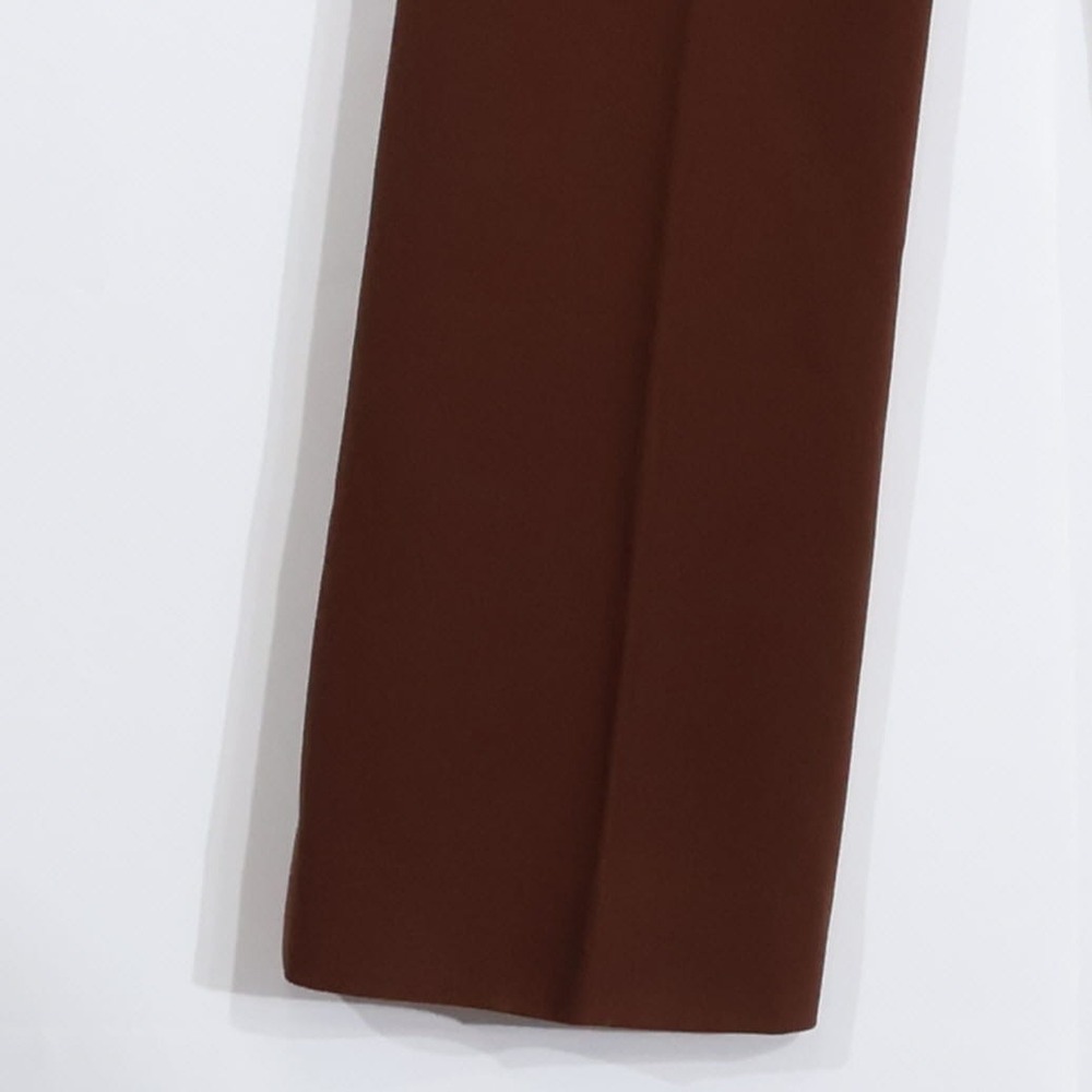 J.Crew Natalia Pant Women 2 Brown Wide Leg High Rise Four Season Stretch $158NWT - Picture 9 of 15
